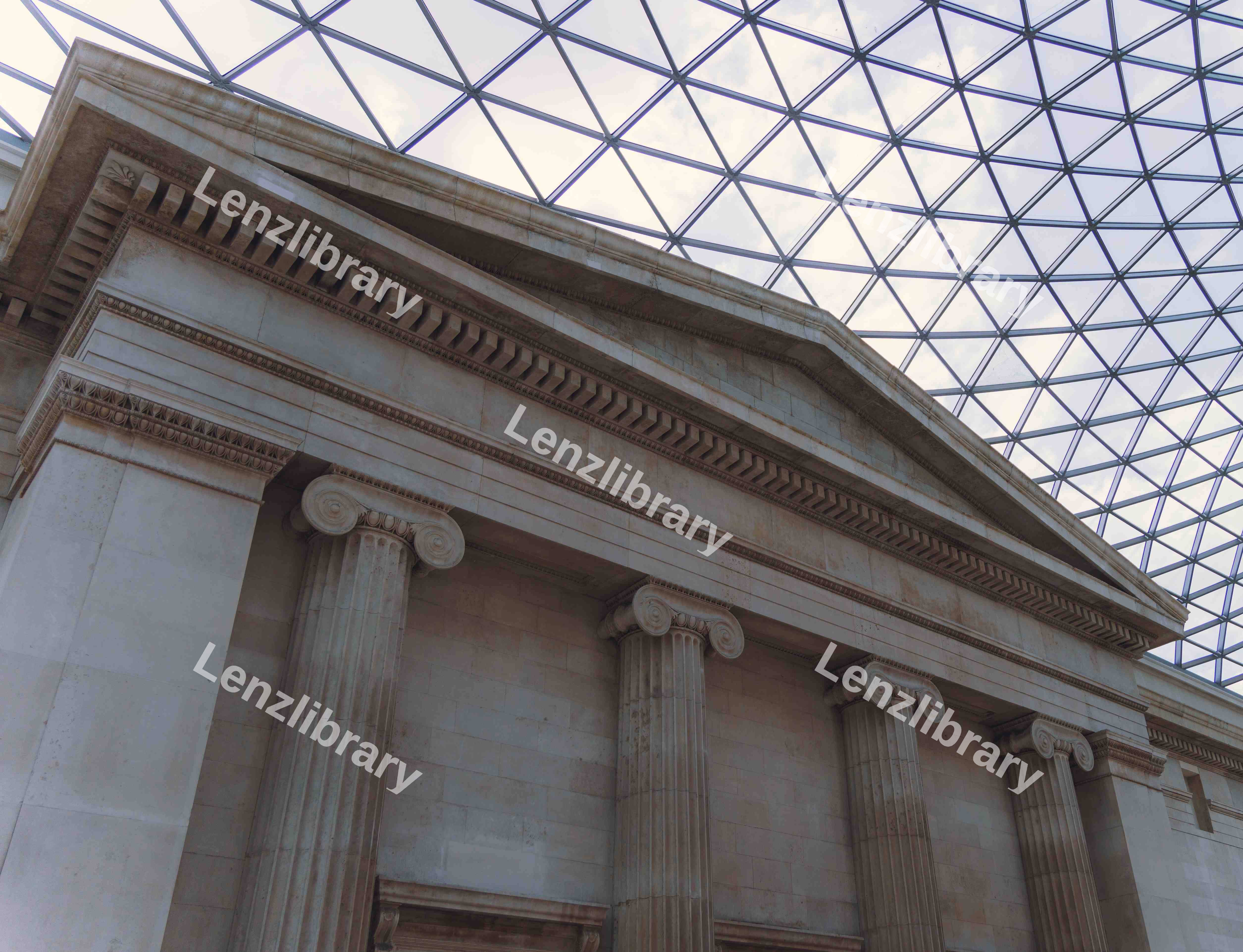 Roman Building With Pillars